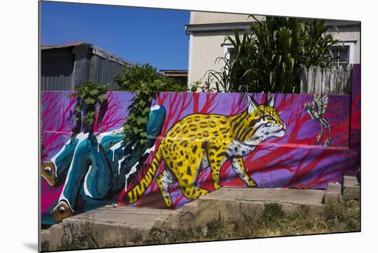 Wonderful Graffiti, Valparaiso, Chile-Peter Groenendijk-Mounted Photographic Print