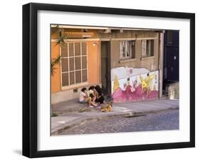 Wonderful Graffiti, Valparaiso, Chile-Peter Groenendijk-Framed Photographic Print