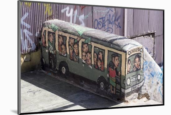Wonderful Graffiti, Valparaiso, Chile-Peter Groenendijk-Mounted Photographic Print