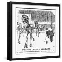 Wonderful Instinct of the Giraffe, 1865-George Du Maurier-Framed Giclee Print