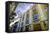 Wonderful Spanish Colonial Architecture, Old City, Cartagena, Colombia-Jerry Ginsberg-Framed Stretched Canvas