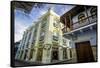 Wonderful Spanish Colonial Architecture, Old City, Cartagena, Colombia-Jerry Ginsberg-Framed Stretched Canvas