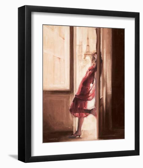 Wonderful View over Paris-Talantbek Chekirov-Framed Art Print