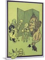 "Wonderful Wizard of Oz" Characters, Dorothy Discovers the Wizard Is a Fraud-null-Mounted Art Print