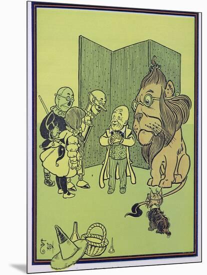 "Wonderful Wizard of Oz" Characters, Dorothy Discovers the Wizard Is a Fraud-null-Mounted Art Print