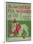 "Wonderful Wizard of Oz," First Edition Book Cover, Written by Frank Lyman Baum in 1900-null-Framed Art Print