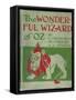 "Wonderful Wizard of Oz," First Edition Book Cover, Written by Frank Lyman Baum in 1900-null-Framed Stretched Canvas
