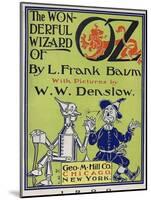 "Wonderful Wizard of Oz," Title Page of First Edition Written by Frank Lyman Baum in 1900-null-Mounted Art Print