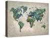 Wonderful World Map-James Zheng-Stretched Canvas