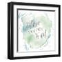 Wonderful World VII Blue Green-Laura Marshall-Framed Art Print