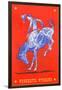 Wonderful Wyoming, Bucking Bronco-null-Framed Premium Giclee Print