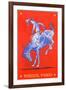 Wonderful Wyoming, Bucking Bronco-null-Framed Art Print