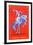 Wonderful Wyoming, Bucking Bronco-null-Framed Art Print