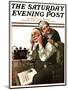 "Wonders of Radio" or "Listen, Ma!" Saturday Evening Post Cover, May 20,1922-Norman Rockwell-Mounted Giclee Print