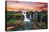 Wonders of the World - Iguazu Falls-Trends International-Stretched Canvas