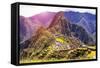 Wonders of the World - Machu Picchu-Trends International-Framed Stretched Canvas