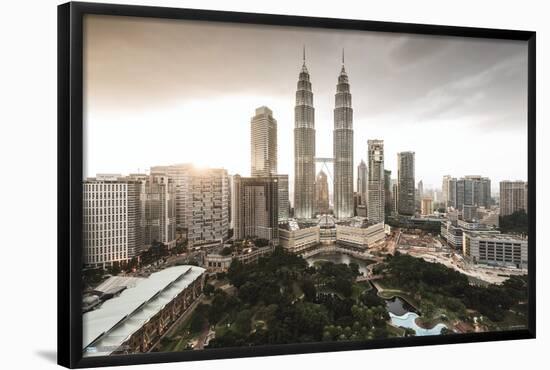 Wonders of the World - Petronas Towers-Trends International-Framed Poster