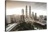 Wonders of the World - Petronas Towers-Trends International-Stretched Canvas