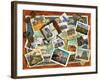 Wonders of the World Postcards-Garry Walton-Framed Art Print