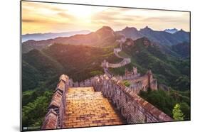 Wonders of the World - The Great Wall of China-Trends International-Mounted Poster