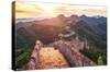 Wonders of the World - The Great Wall of China-Trends International-Stretched Canvas