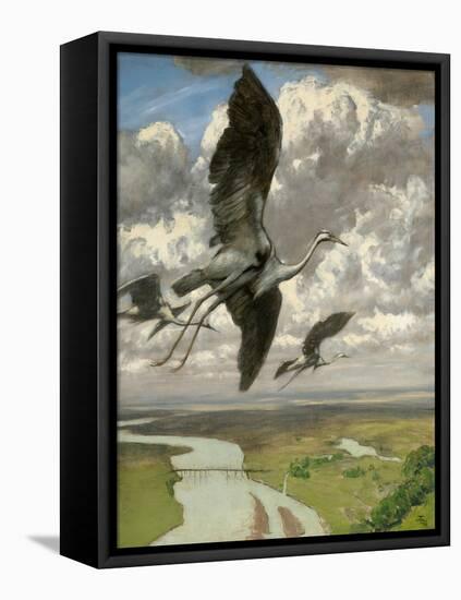 Wondrous Birds, 1892-Hans Thoma-Framed Stretched Canvas
