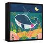 Wondrous Whale-Tina Finn-Framed Stretched Canvas
