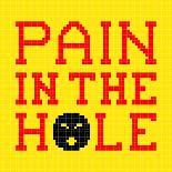 8-Bit Pixel-Art Pain in the Hole Message-wongstock-Art Print