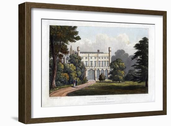 Wonham, Surrey, Seat of Lord Templeton, C1827-Frederick Wilton Litchfield Stockdale-Framed Giclee Print