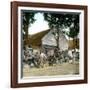 Wonokromo (Island of Java, Indonesia), the Market, around 1900-Leon, Levy et Fils-Framed Photographic Print