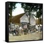 Wonokromo (Island of Java, Indonesia), the Market, around 1900-Leon, Levy et Fils-Framed Stretched Canvas