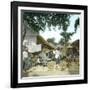 Wonokromo (Island of Java, Indonesia), the Market, around 1900-Leon, Levy et Fils-Framed Photographic Print