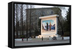 Wonsan City, East Sea of Korea, Democratic People's Republic of Korea (DPRK), North Korea, Asia-Gavin Hellier-Framed Stretched Canvas