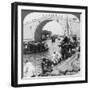 Woo Men Bridge and Grand Imperial Canal, Soo-Chow (Suzho), China, 1900-Underwood & Underwood-Framed Photographic Print