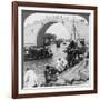 Woo Men Bridge and Grand Imperial Canal, Soo-Chow (Suzho), China, 1900-Underwood & Underwood-Framed Photographic Print