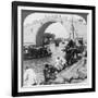 Woo Men Bridge and Grand Imperial Canal, Soo-Chow (Suzho), China, 1900-Underwood & Underwood-Framed Photographic Print