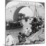 Woo Men Bridge and Grand Imperial Canal, Soo-Chow (Suzho), China, 1900-Underwood & Underwood-Mounted Photographic Print