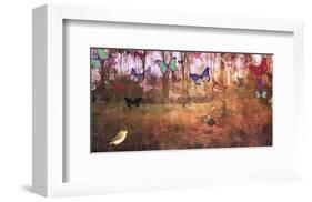 Wood and Butterfly-Claire Westwood-Framed Art Print