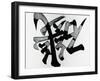 Wood and Calligraphy, Japan, 1970-Brett Weston-Framed Premium Photographic Print