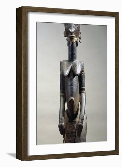 Wood and Metal Sculpture-null-Framed Giclee Print