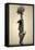 Wood and Metal Sculpture-null-Framed Stretched Canvas
