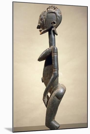 Wood and Metal Sculpture-null-Mounted Giclee Print