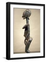 Wood and Metal Sculpture-null-Framed Giclee Print