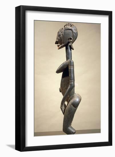 Wood and Metal Sculpture-null-Framed Giclee Print