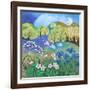 Wood Anemones, 2021 (Acrylics on Canvas)-Lisa Graa Jensen-Framed Giclee Print