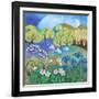 Wood Anemones, 2021 (Acrylics on Canvas)-Lisa Graa Jensen-Framed Giclee Print