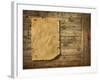 Wood Background Wild West Style-Hannuviitanen-Framed Photographic Print