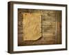 Wood Background Wild West Style-Hannuviitanen-Framed Photographic Print