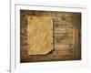 Wood Background Wild West Style-Hannuviitanen-Framed Photographic Print