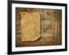 Wood Background Wild West Style-Hannuviitanen-Framed Photographic Print